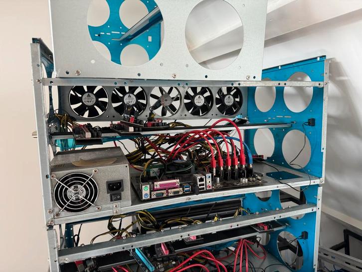 Crypto Mining Barebone met RX470, Computers en Software, Barebones, Gebruikt, Ophalen of Verzenden