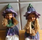 Leuke voorjaarsbeeldjes, stro haar, stoffen broekjes, Ophalen of Verzenden, Zo goed als nieuw, Mens