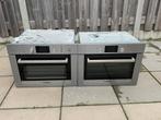 Bosch set  met magnetron en combi oven en solo oven, 60 cm of meer, Zo goed als nieuw, Oven met grill, Inbouw