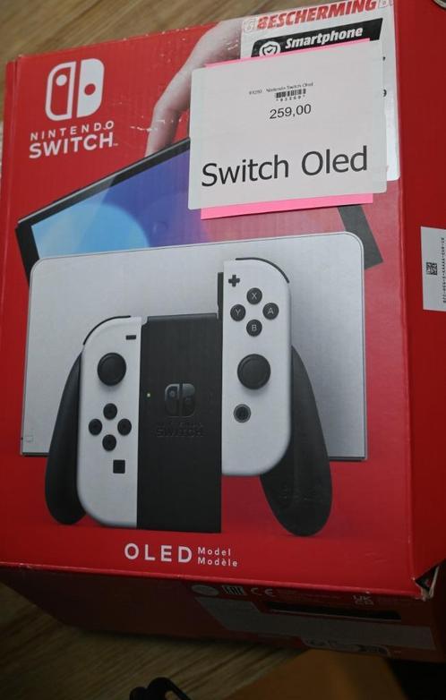 Switch Oled in Doos Als Nieuw / Compleet !1, Spelcomputers en Games, Spelcomputers | Nintendo Switch, Zo goed als nieuw, Switch OLED