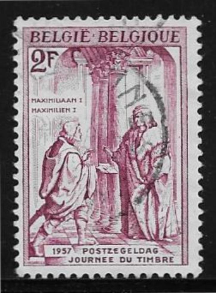 België 1957   Dag v/d postzegel   1056, Postzegels en Munten, Postzegels | Europa | België, Gestempeld, Verzenden