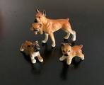 Boxer hondjes keramiek, Ophalen of Verzenden, Zo goed als nieuw, Hond of Kat, Beeldje of Figuurtje