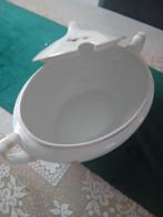 Vintage Soepterrine met Bloemmotief, Ophalen, Overige stijlen, Porselein, Schaal of Schalen
