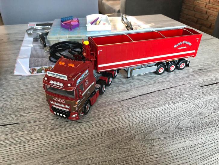 Miniatuur van Tekno, Hobby en Vrije tijd, Modelauto's | 1:50, Bus of Vrachtwagen, Tekno, Ophalen of Verzenden