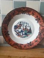 Antiek bord-“Timor” K&G Luneville-France-chinois decor-gaaf, Ophalen of Verzenden