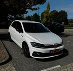 Volkswagen Polo 1.0 TSI R-line 115pk 7-DSG 2018 Wit, Auto's, Zwart, Leder en Stof, Wit, Particulier