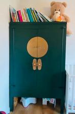 Groene Chinese kast, Ophalen, Zo goed als nieuw, 25 tot 50 cm, 100 tot 150 cm