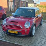 Mini Cooper S 2002, Stof, Zwart, 4 cilinders, 4 stoelen