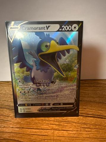 Cramorant V - Foil Pokémon Kaart beschikbaar voor biedingen
