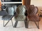 Eetkamerstoelen leer 6stuks 3 kleuren, Huis en Inrichting, Stoelen, Ophalen, Overige kleuren, Leer, Zo goed als nieuw