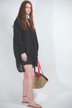 Isabel Marant Etoile Robe Tilalia - Black jurk * maat 40, Ophalen of Verzenden, Zo goed als nieuw, Maat 38/40 (M), Zwart