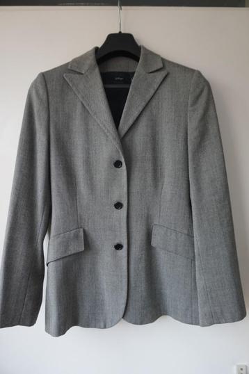 InWear net grijs jasje blazer colbert visgraat mt 38 In Wear beschikbaar voor biedingen