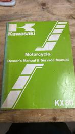 Kawasaki KX 80 1983 owners manual werkplaats handboek boek, Motoren, Kawasaki