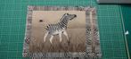 4 PANELEN ZEBRA'S, Hobby en Vrije tijd, Stoffen en Lappen, 120 cm of meer, Ophalen of Verzenden, Zo goed als nieuw, Katoen