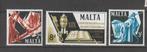 TSS Kavel 340071 Malta   pf minr 353-355, Ophalen, Malta, Postfris