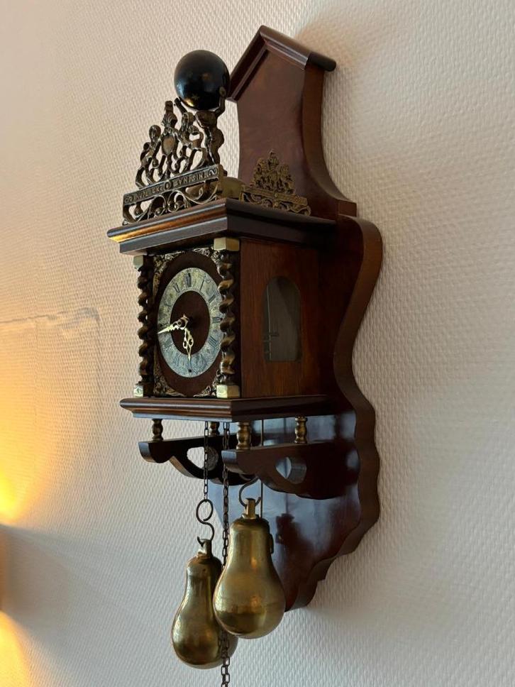 Antieke Wandklok met Slinger, Antiek en Kunst, Antiek | Klokken, Ophalen