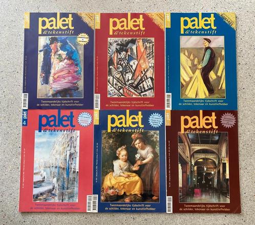 Palet & tekenstift jaargang 2000 over kunst en kunstenaars, Boeken, Hobby en Vrije tijd, Zo goed als nieuw, Tekenen en Schilderen