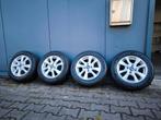 4x Lichtmetalen velgen met Kumho 4-seizoensbanden 175/65 R14, Ophalen, 14 inch, Gebruikt, 175 mm