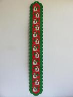 Kerstkaartenhouder kerstkaartenhanger rood groen sneeuwpop, Diversen, Ophalen of Verzenden, Zo goed als nieuw