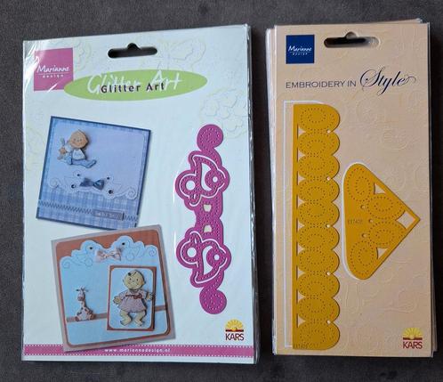 Marianne Design Stencils - Baby Thema - Nieuw, Hobby en Vrije tijd, Scrapbooking, Nieuw, Frame of Mal, Overige merken, Ophalen of Verzenden