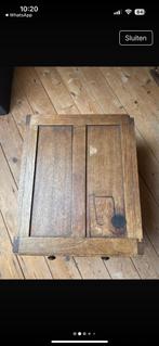 Antieke Eikenhouten Kaartenbak, ladekastje., Huis en Inrichting, Ophalen of Verzenden, Gebruikt, Eikenhout, Minder dan 50 cm