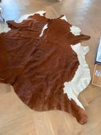 Koeienhuid Tapijt Bruin/Wit, Huis en Inrichting, Ophalen, Gebruikt, Wit, 200 cm of meer