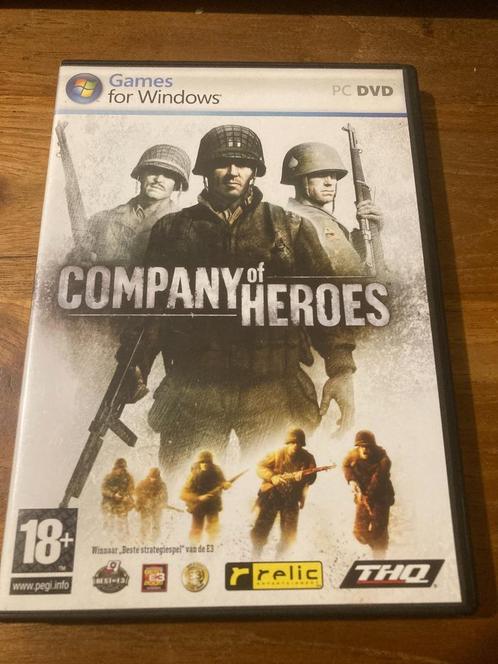 PC DVD Company of Heroes (Games for Windows), Spelcomputers en Games, Games | Pc, Zo goed als nieuw, Vechten, 1 speler, Vanaf 18 jaar