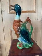 Waterkan eend, Barbotine, Antiek en Kunst, Ophalen of Verzenden