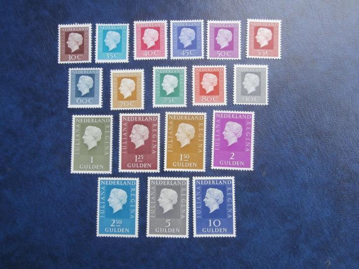 NL 1971-1976; serie KONINGIN JULIANA REGINA, Postzegels en Munten, Postzegels | Nederland, Postfris, Na 1940, Verzenden