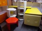 Ghyczy bijzettafels Reuter jaren 70 space age design retro, Huis en Inrichting, Gebruikt, ?, Form + life, ?