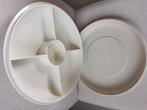Tupperware verdeelschaal hapjes schaal met deksel, Ophalen of Verzenden, Schaal