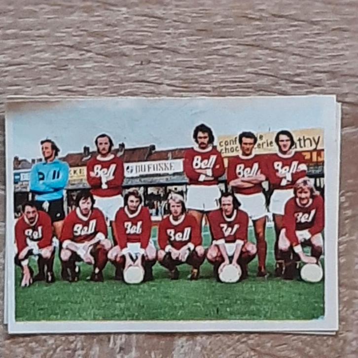 FC  Royal Antwerp Belgie voetbalplaatje seizoen: 1976- 1977., Verzamelen, Sportartikelen en Voetbal, Gebruikt, Poster, Plaatje of Sticker