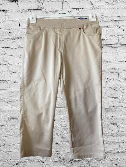 Relax by Toni Prachtige stretch capri 54, Kleding | Dames, Grote Maten, Verzenden, Nieuw, Beige, Broek of Spijkerbroek