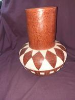 Grote 40cm vintage 60's 70's fat lava keramiek  vaas, Ophalen of Verzenden, Huis en Inrichting