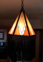 Amsterdamse school hal lamp gebrandschilderd, Ophalen of Verzenden