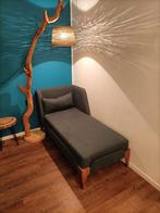 Gratis af te halen: Blauwe ligbank, Huis en Inrichting, Banken | Sofa's en Chaises Longues, Ophalen, Eenpersoons, 75 tot 100 cm