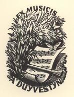 1717 Ex Libris Nederland : Thijs Mauve, 1958, Verzenden