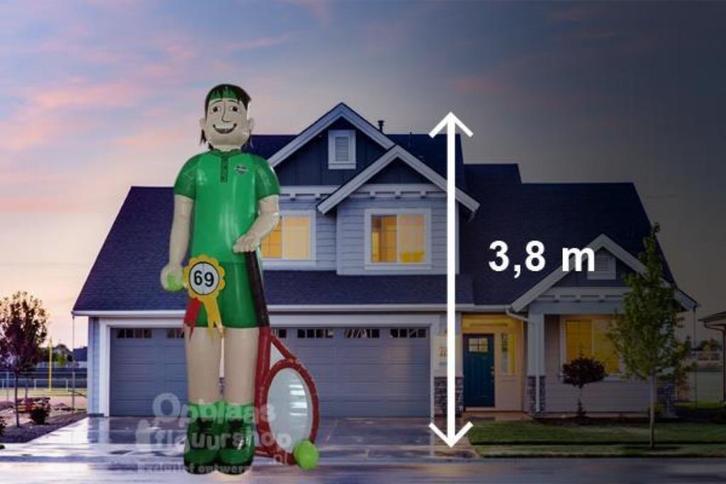 Abraham pop Tennisser huren, landelijke bezorging mogelijk, Hobby en Vrije tijd, Feestartikelen | Verhuur, Zo goed als nieuw, Abraham of Sarah