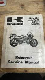 Kawasaki ZX7R ZXR 750 ZX7 service manual werkplaats handboek, Motoren, Handleidingen en Instructieboekjes