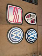 Reclamebord vw porsche seat +/-  60 cm groot, Auto diversen, Autostickers, Ophalen of Verzenden