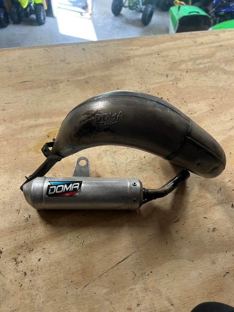 DOMA uitlaat demper ktm sx65 mc65 tc65 65 cc, Motoren, Ophalen