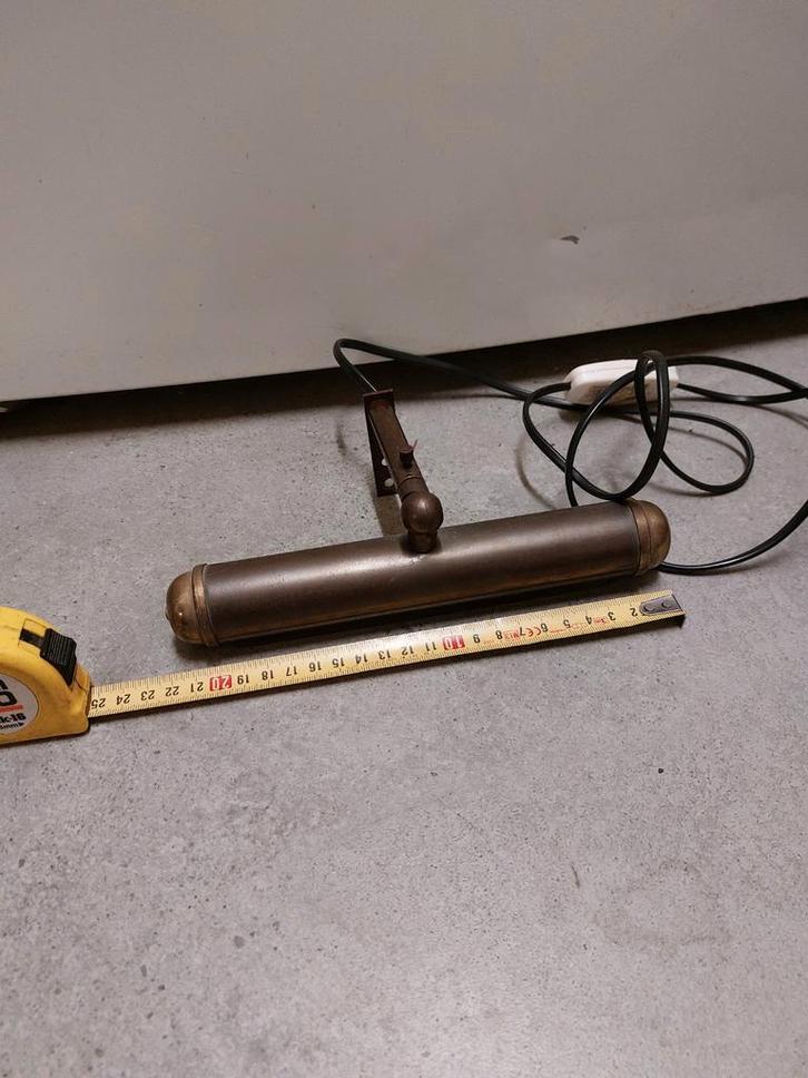 Schilderijlampje pianolamp bedlamp art deco  Jugendstil?, Huis en Inrichting, Lampen | Spots, Gebruikt, Plafondspot of Wandspot