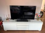 Tv meubel Besta Burs Ikea Televisie meubel hoogglans wit, Ophalen, Minder dan 50 cm, Gebruikt, Hoogglans wit