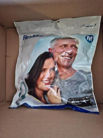  Nieuw cpap masker Resmed ''Mirage Quattero'' maat M beschikbaar voor biedingen