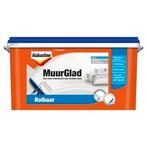 Alabastine MuurGlad rolbaar - 10 liter (NIEUW), Ophalen, Nieuw, Wit, Verf