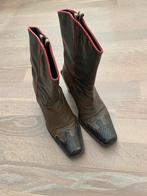 Leren cowboylaarzen maat 37, Verzenden, Zo goed als nieuw, Groen