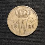 25 cent 1825 U, Verzenden, Zilver, 25 cent, Koning Willem I