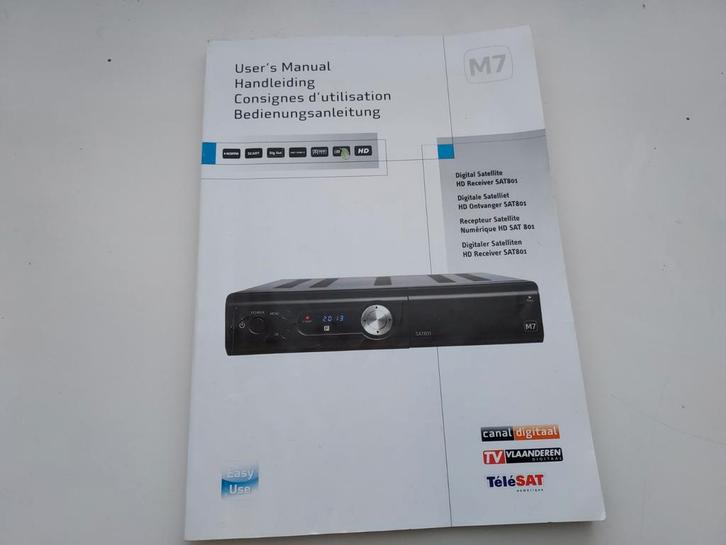 Canal Digitaal M7 HD Receiver Compleet, Audio, Tv en Foto, Decoders en Harddiskrecorders, Gebruikt, Decoder, Ophalen of Verzenden