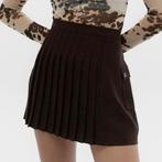 Urban Outfitters Kimberley Tennis Skirt Black / pleated rok, Maat 38/40 (M), Zwart, Ophalen of Verzenden, Zo goed als nieuw