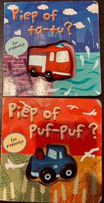 2 Kinderboeken met Geluid: Brandweer & Tractor, Boeken, Kinderboeken | Baby's en Peuters, Ophalen of Verzenden, Zo goed als nieuw